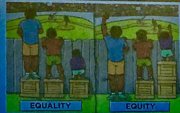 Health “Equity” implies affirmative action for the poor or other disadvantaged groups to receive adequate healthcare services, with the goal of Health Equality across the population